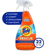Tide Rescue Plus Oxi Laundry Stain Remover and Carpet Cleaning Spray and Wash, Spot Cleaner, 22 oz